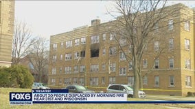Milwaukee apartment fire, 20 displaced