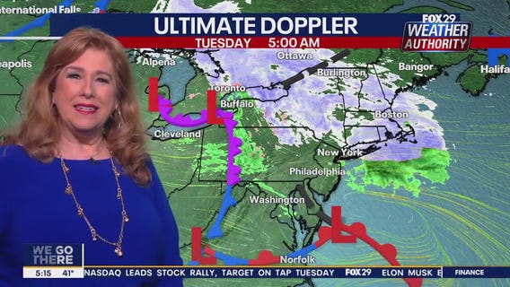 Weather Authority: Tuesday, 5 a.m. forecast