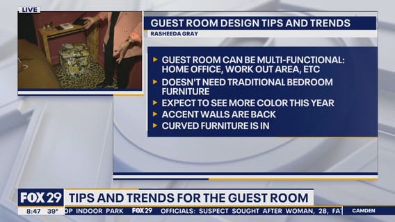 Spruce up your guest room with these multi-functional tips and trends