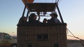 Special hot air balloon ride offers Valley families sunrise view