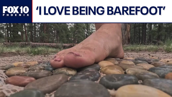Hikers explore Barefoot Trail near Flagstaff