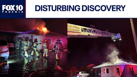 Arizonans with gunshot wounds pulled from burning home