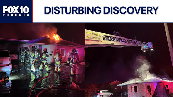 Arizonans with gunshot wounds pulled from burning home