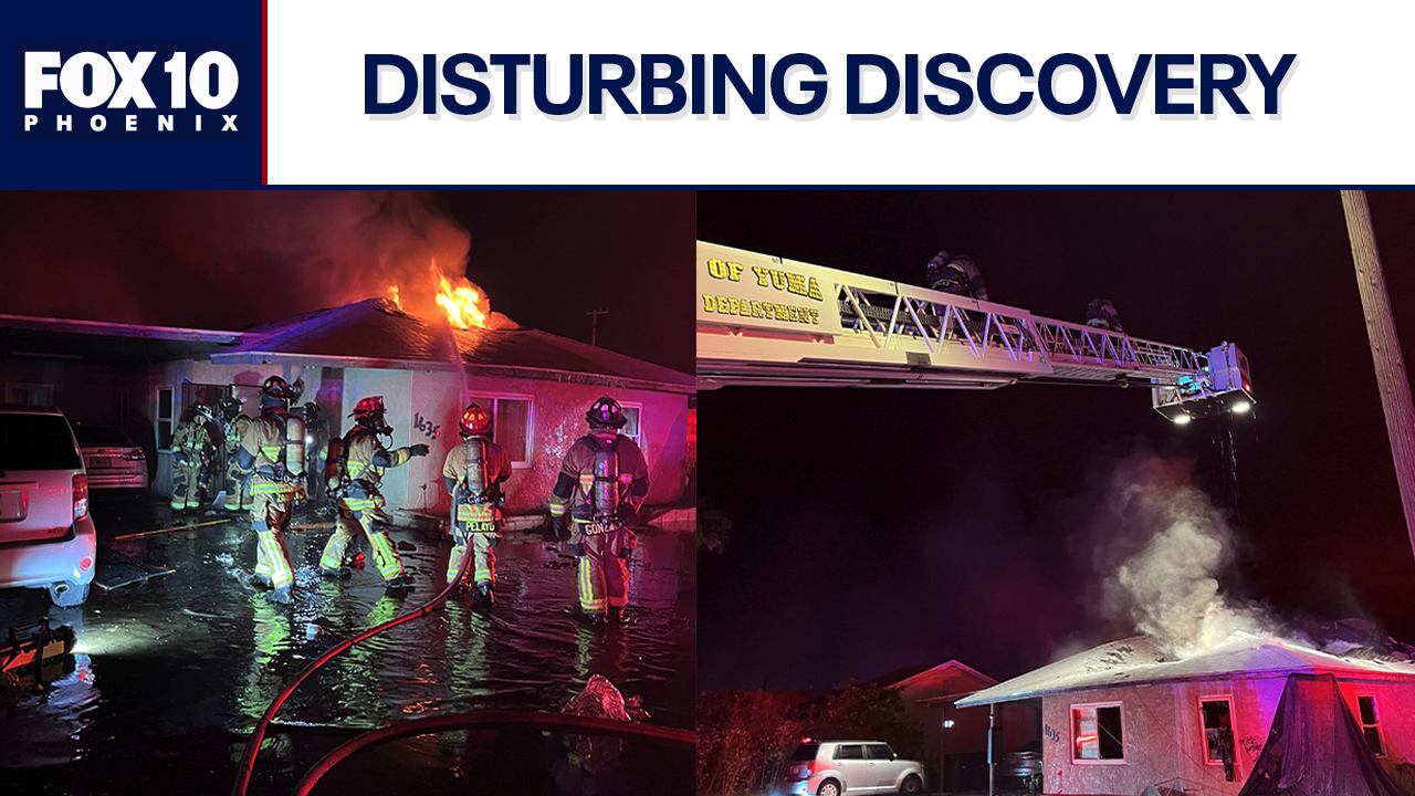 Arizonans with gunshot wounds pulled from burning home