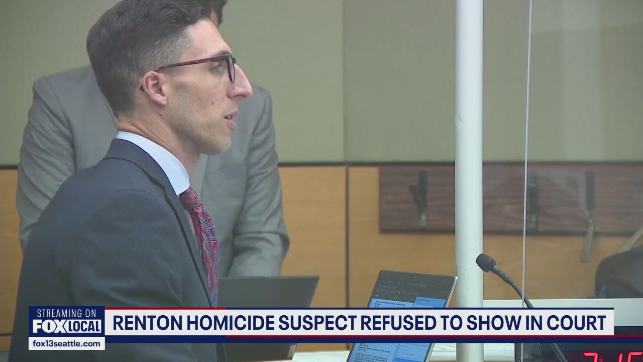 Triple homicide suspect refuses to show in court | FOX 13 Seattle