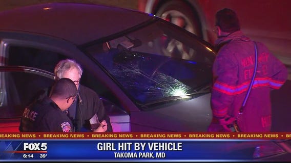 12-year-old girl struck by vehicle in Takoma Park