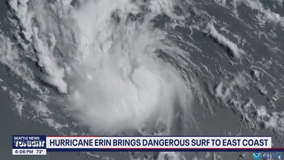 Hurricane Erin barrels toward East Coast