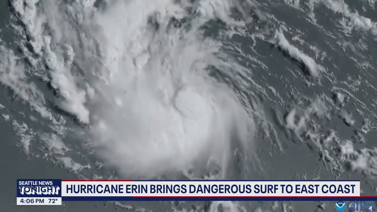 Hurricane Erin barrels toward East Coast