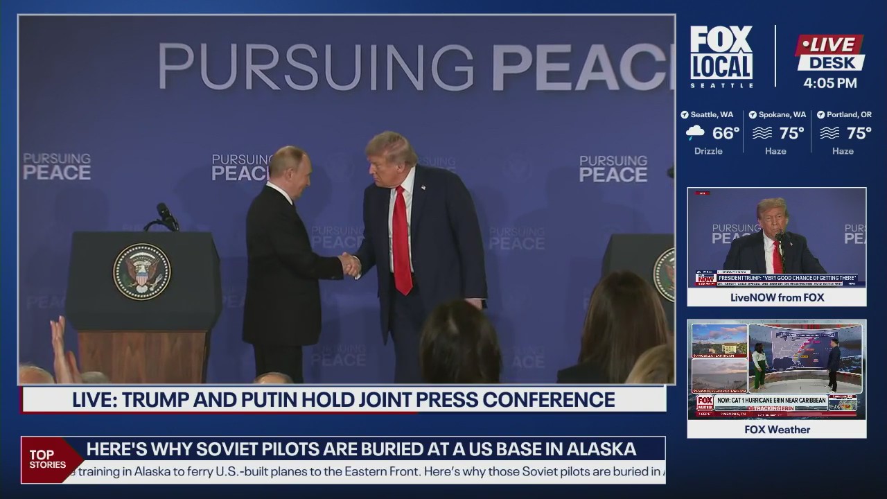 President Trump and Putin hold joint press conference in Alaska