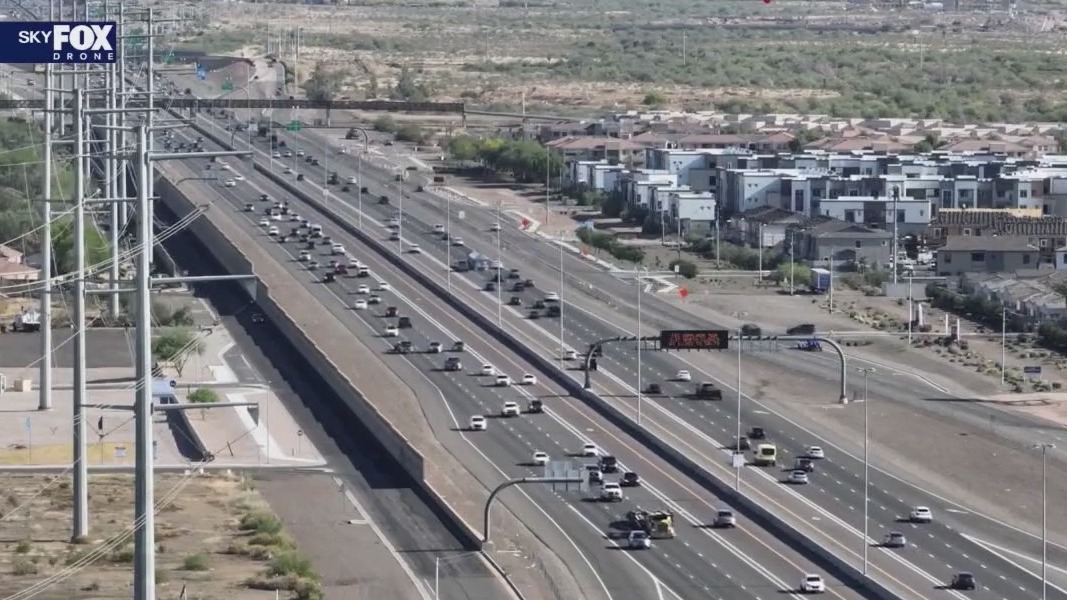 New third lanes opening on I-17 north of Phoenix