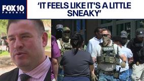 ICE agents take people into custody at Phoenix courthouse