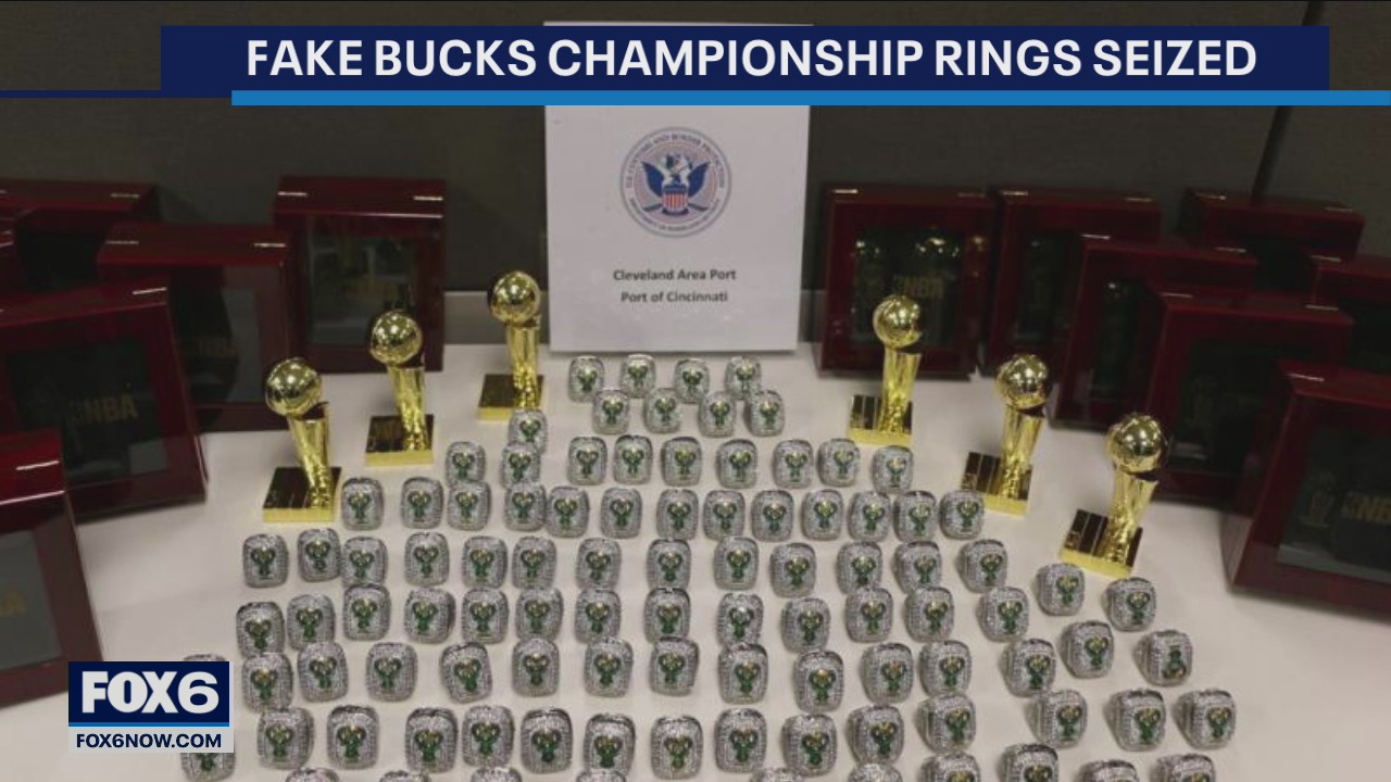 Fake Milwaukee Bucks championship rings seized