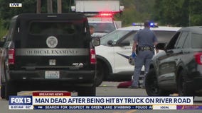 Man dead after being hit by truck on SR-167 in Puyallup, WA