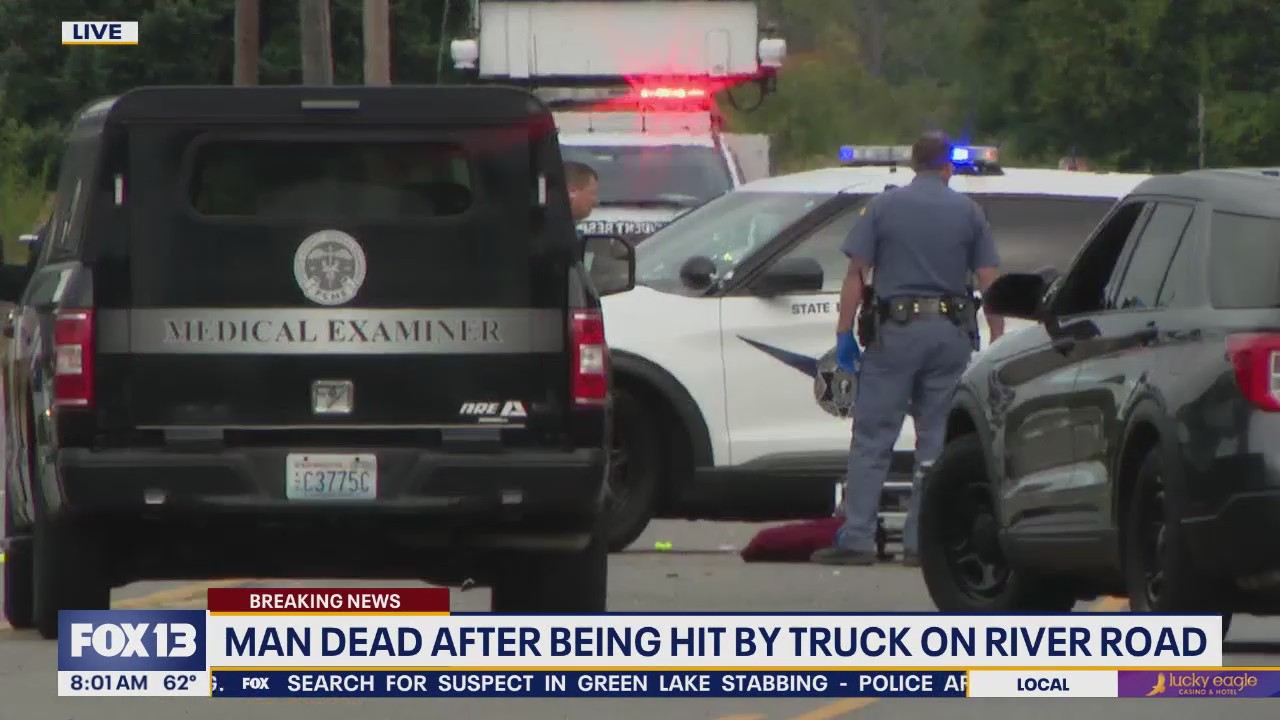 Man dead after being hit by truck on SR-167 in Puyallup, WA