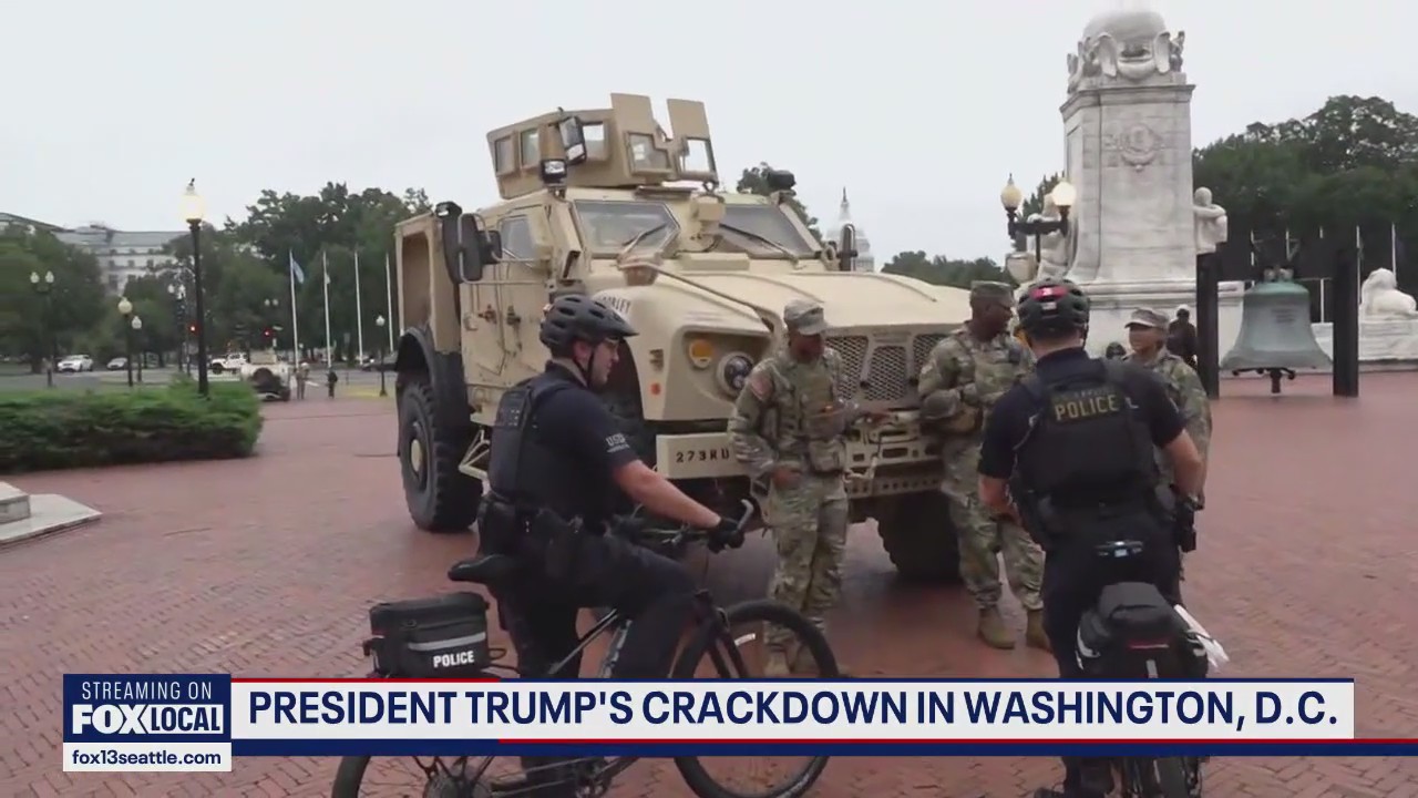 Trump's crackdown in Washington, D.C. heating up