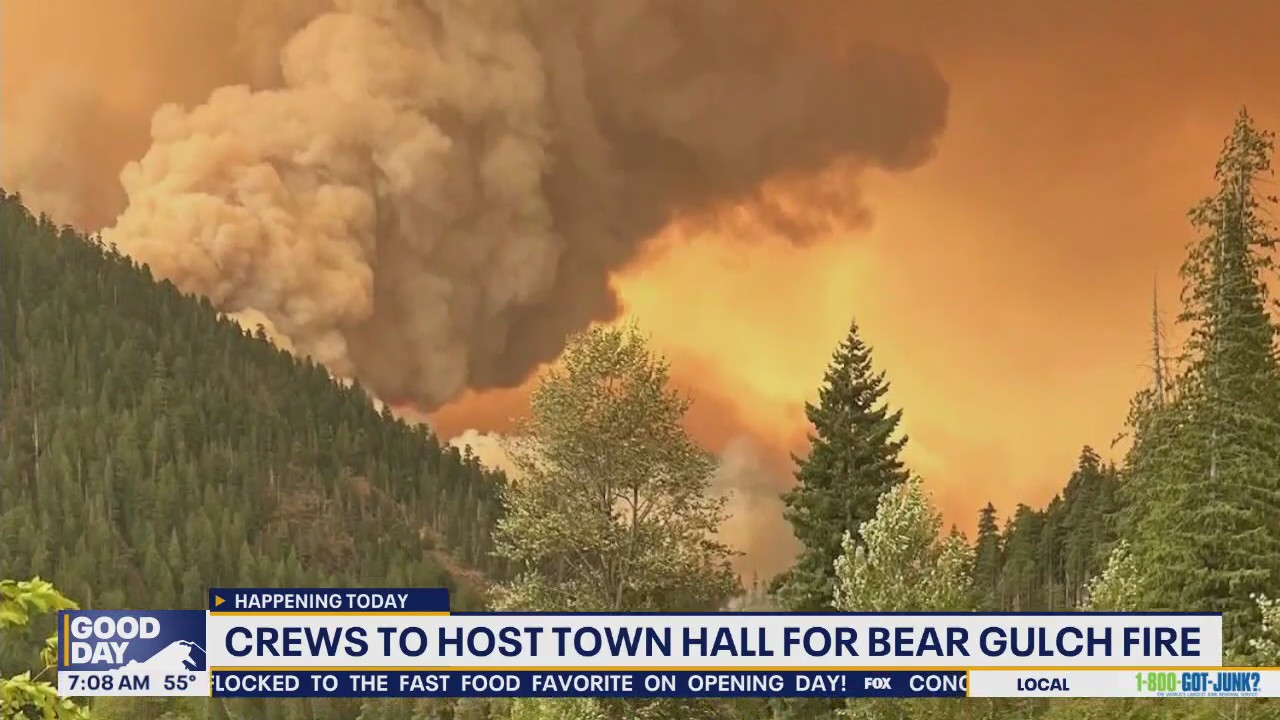 Crews to host town hall for WA's Bear Gulch Fire