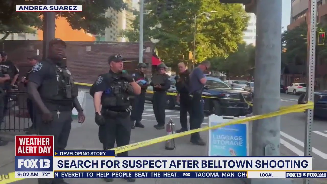 Police searching for suspect after Belltown shooting | FOX 13 Seattle