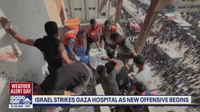 Israel strikes Gaza hospital as new offensive begins