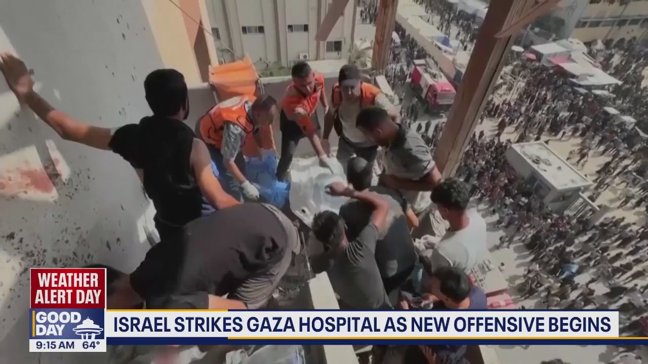 Israel strikes Gaza hospital as new offensive begins