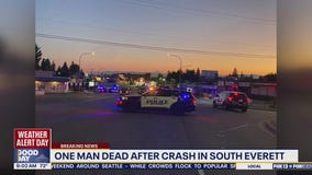 One man dead after crash in south Everett