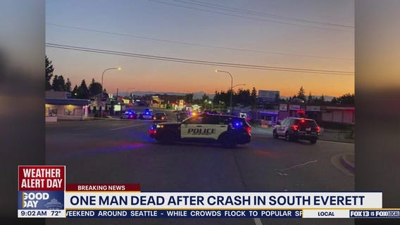 One man dead after crash in south Everett