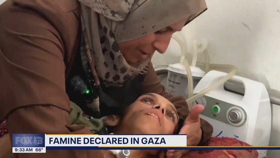 Famine officially declared in Gaza