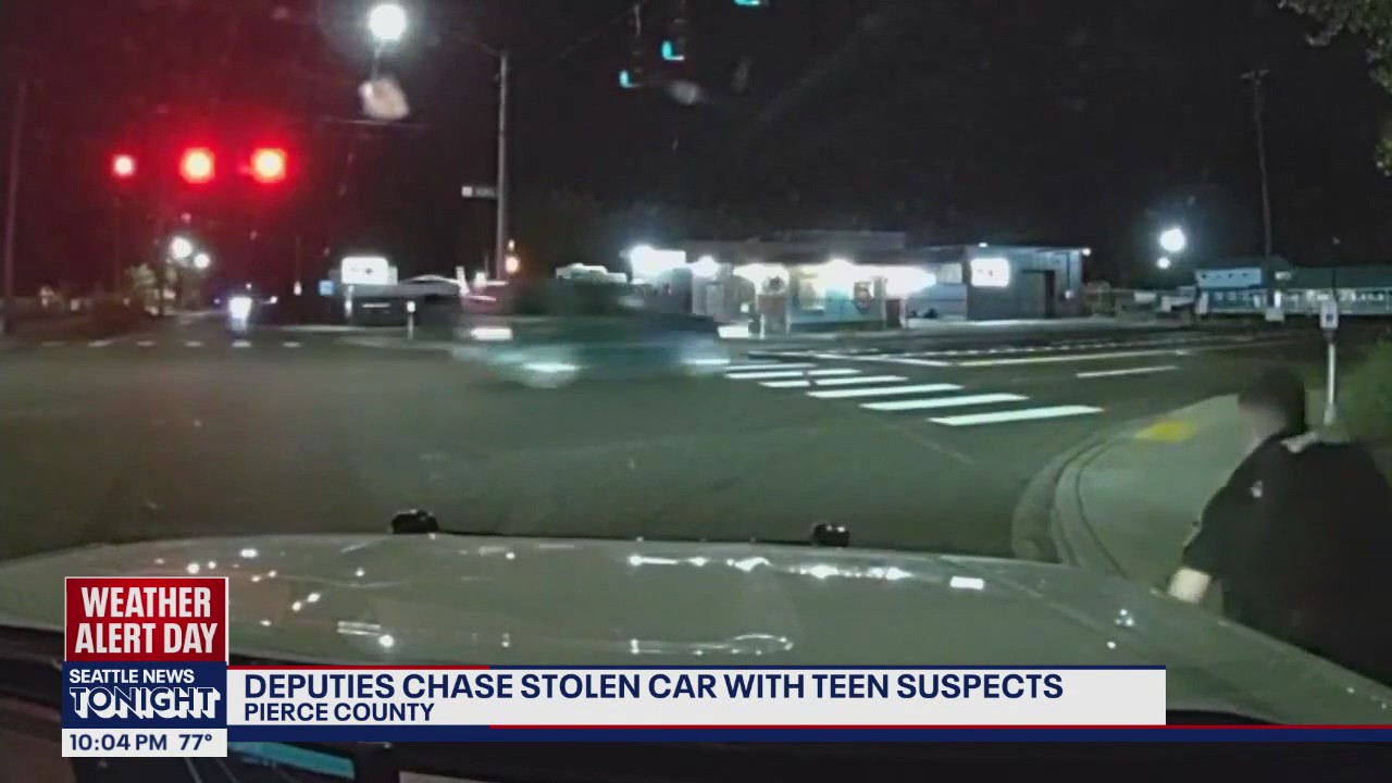 Four teens arrested after high-speed chase in Pierce County | FOX 13 ...
