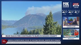 Heat wave worsens Bear Gulch Fire still burning in Mason County, WA