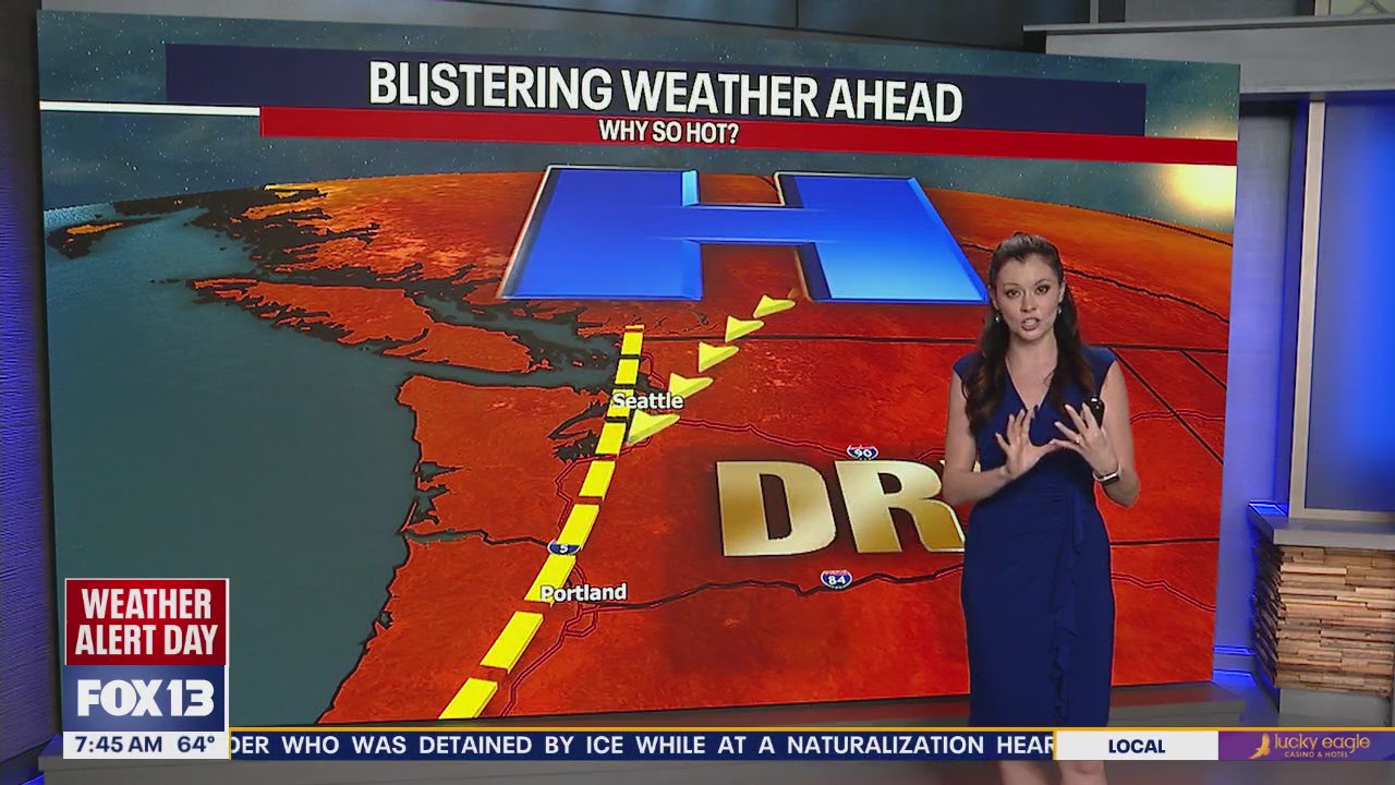 Seattle weather: Hot temperatures through at least Tuesday