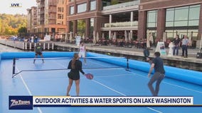 Zip Trips: Hyatt Regency in Renton opens new floating pickleball court