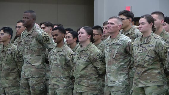 Arizona military police deploy for a mission in Alaska