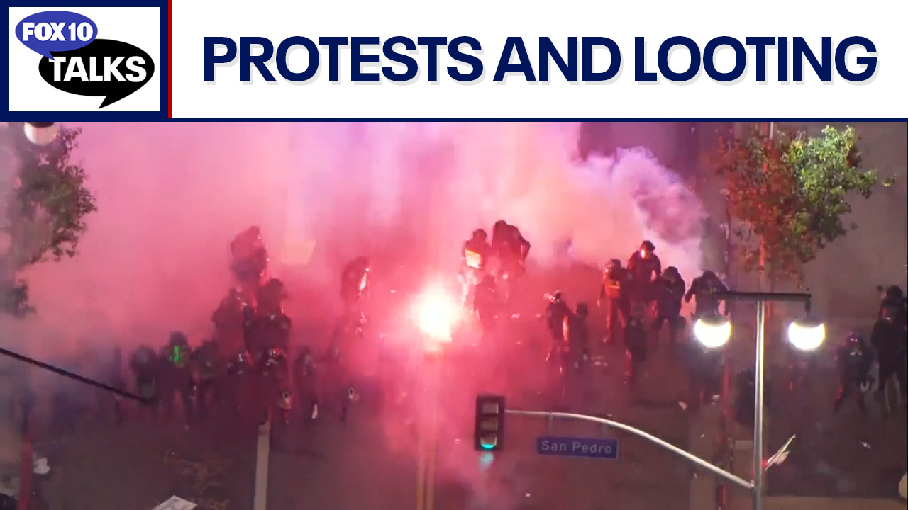 New pictures of latest LA violence l FOX 10 Talks