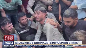 Israel kills 5 journalists in hospital strike