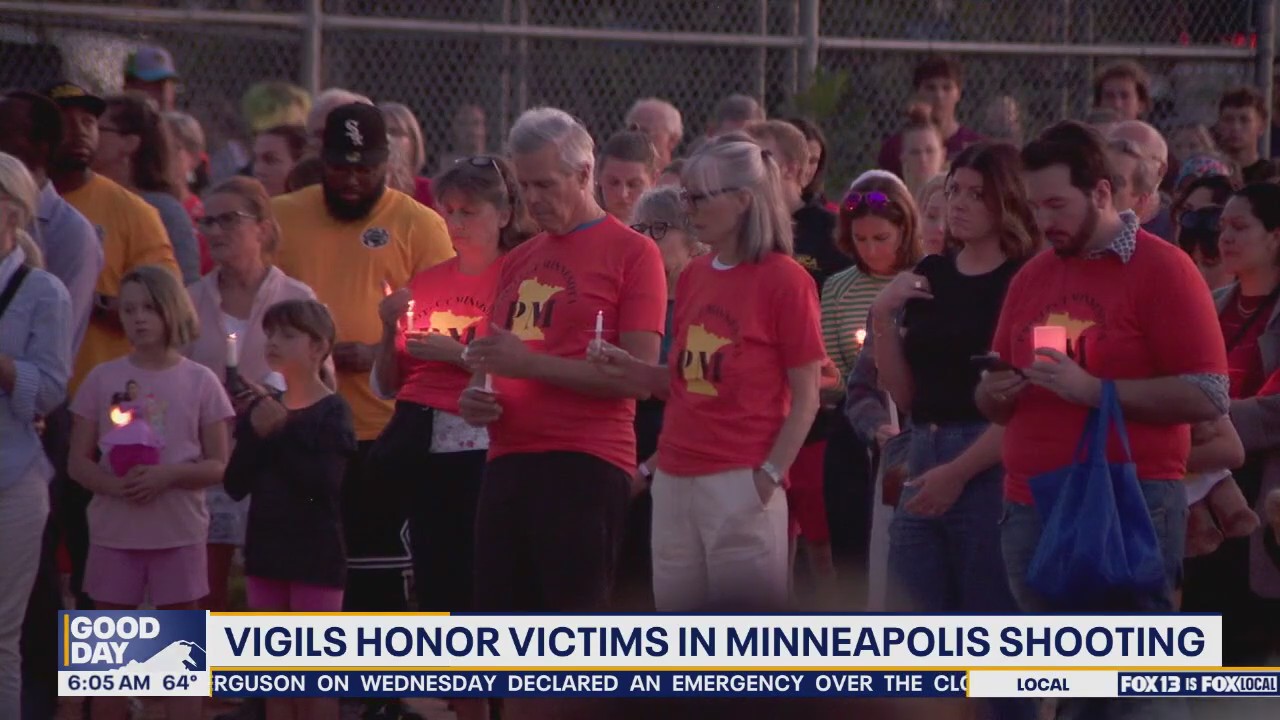 Vigils held for victims in Minneapolis shooting