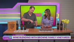 Wine blending classes at Browne Family Vineyards