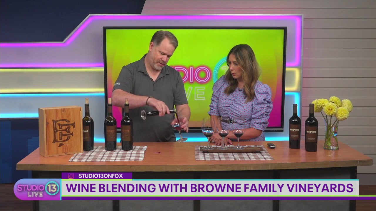 Wine blending classes at Browne Family Vineyards