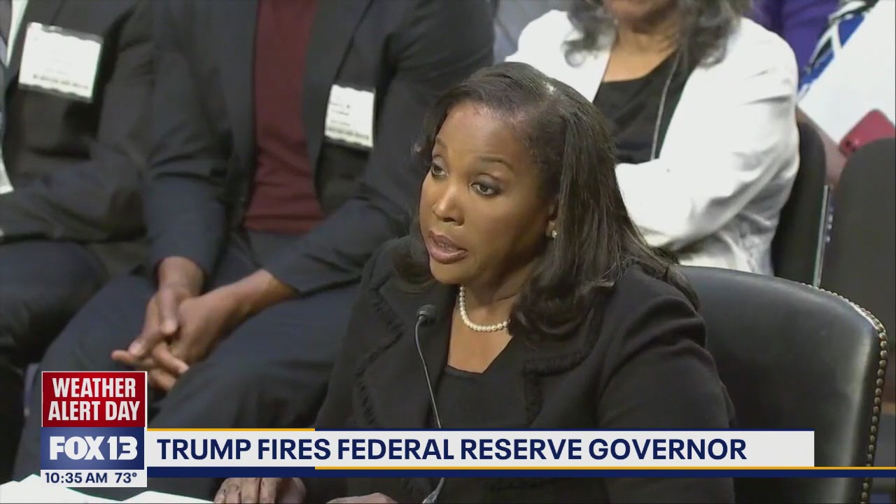Trump fires Federal Reserve Governor Lisa Cook