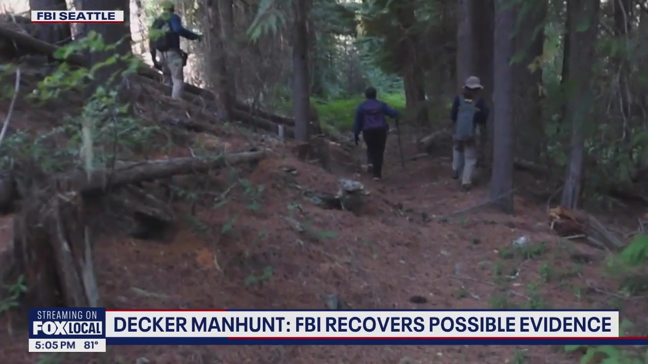 FBI recovers possible evidence in Travis Decker manhunt | FOX 13 Seattle