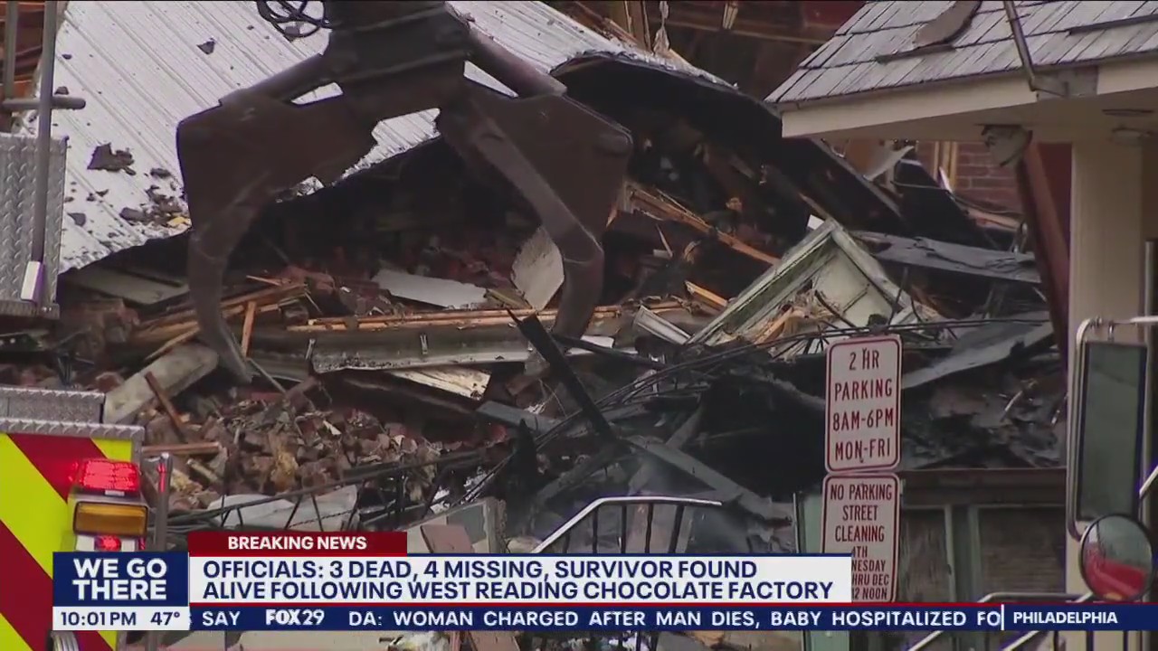 West Reading officials provide an update on the frantic search for survivors