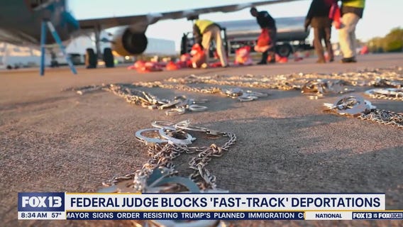 Federal judge blocks Trump's expansion of 'fast-track deportation' program