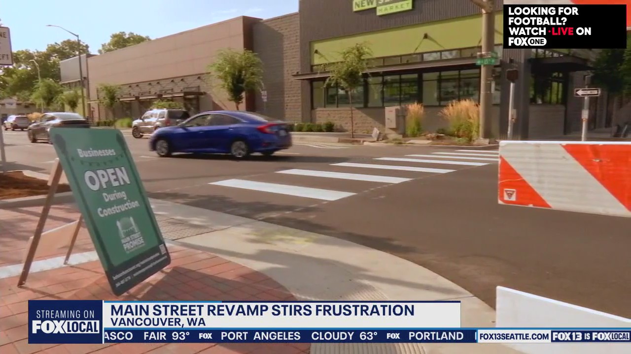 Revamping Main Street in Vancouver, WA is stirring up frustration