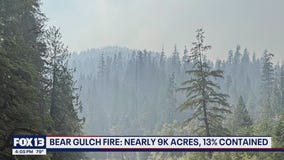 Mason County wildfire continues to burn with little containment