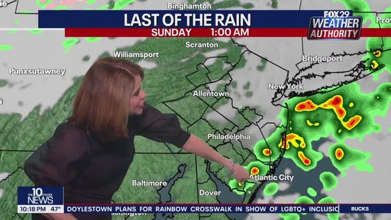 Weather Authority: 10 p.m. Saturday forecast