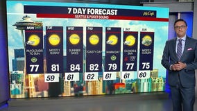 Seattle weather: partly cloudy and warm