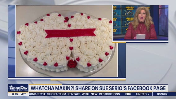 Whatcha Makin? Red velvet engagement cake