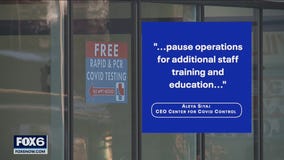 COVID test provider closes 1 week for staff training