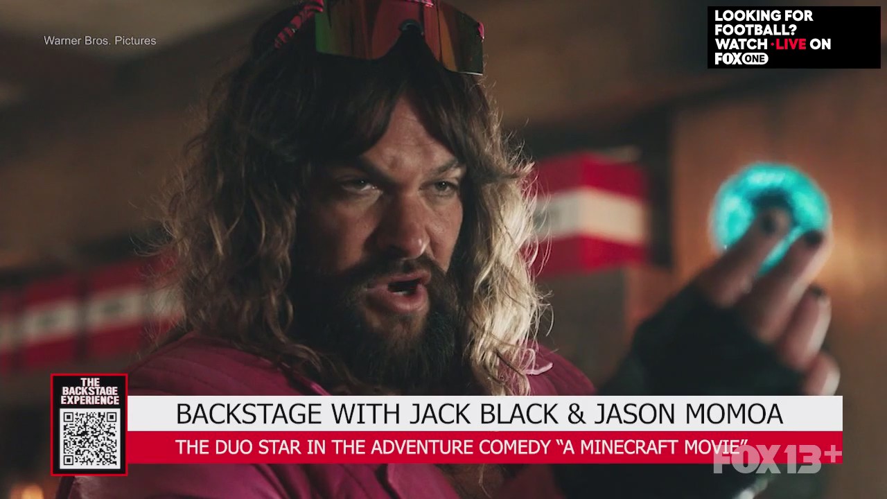 The Backstage Experience: Jack Black and Jason Momoa in 'A Minecraft Movie'