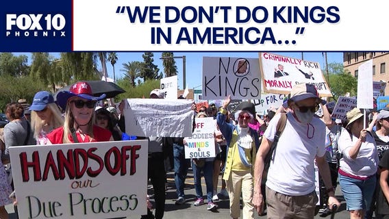 'No Kings': Several protests planned in AZ