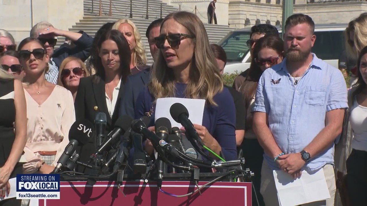 Epstein victims speak in D.C.