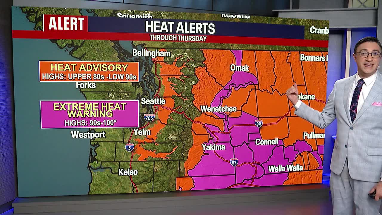 Seattle weather: Warm and hazy conditions expected Wednesday